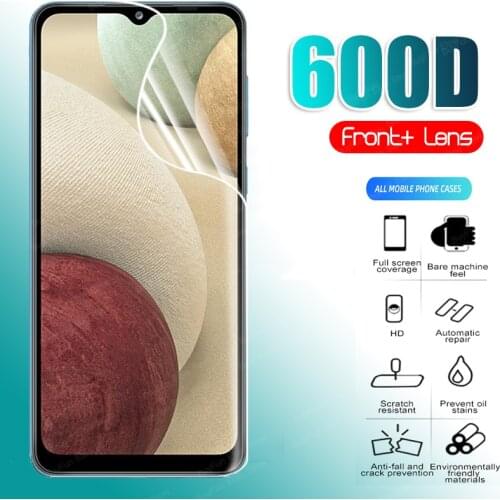 600D Hydrogel Film for samsung galaxy a12 Full TPU Screen Protector Film for svmsung a12 a41 F41 a 12 42 Safety Film Not Glass