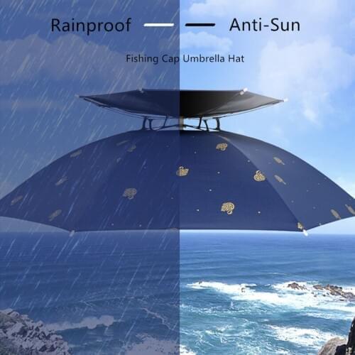 Fishing Cap Outdoor Sport Umbrella Hat Hiking Camping Headwear Cap Head Hats Camouflage Foldable Sunscreen Shade Umbrella Hat