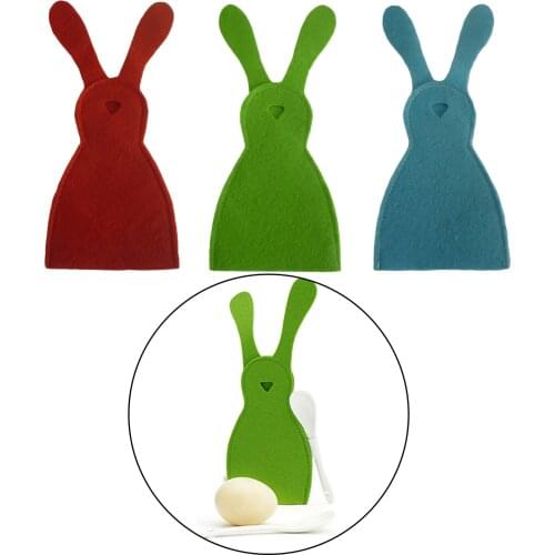 Cute Rabbit Design Easter Egg Bags for Kids Eggs Holder Easter Day Decor