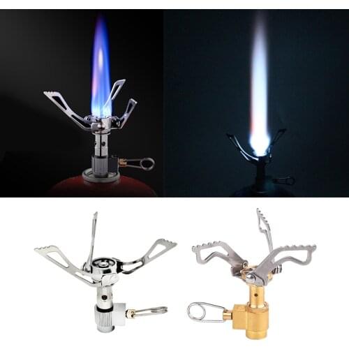 Mini Gas Burner Outdoor Camping Picnic Cooking Folding Pocket Burner