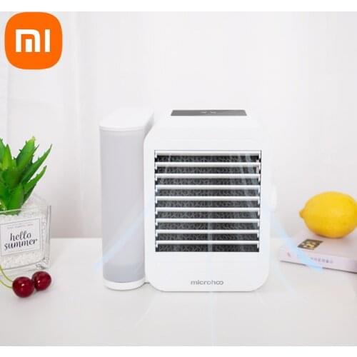 Xiaomi Microhoo 3 In 1 Mini Air Conditioner Water Cooling Fan Touch Screen Timing Artic Cooler Humidifier
