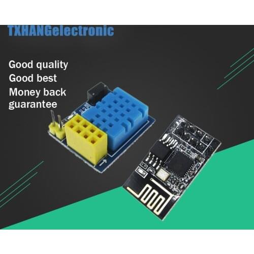ESP8266 ESP-01 ESP-01S DHT11 Temperature Humidity Sensor Module ESP8266 Wifi NodeMCU Smart Home IOT (with ESP01) diy