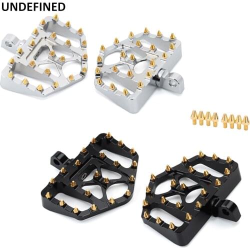 MX Style Offroad Floorboards 360 Rotating Motorcycle Pegs Footrests For Harley Touring Sportster XL 1200 883 Dyna FXDF Softail
