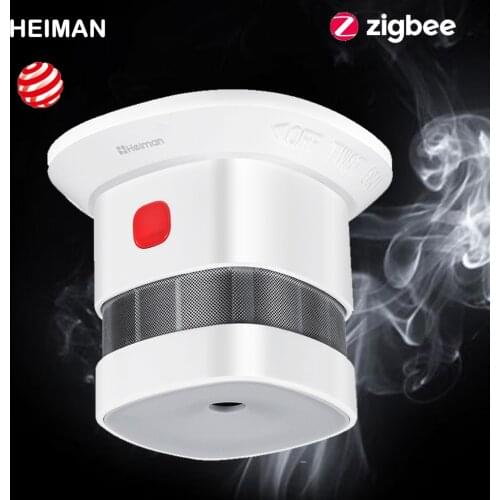 HEIMAN Zigbee Smoke Detector Smart Home system 2.4GHz High sensitivity Safety Prevention Smoke Sensor