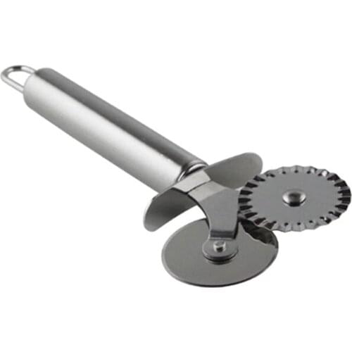 Stainless Steel Pizza Cutter Knife Cutter Pastry Pasta Dough Crimper Round Hob Pizza Wheels Roller Cake Knife Kitchen Gadgets