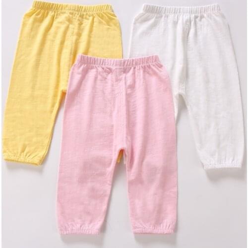 Baby clothes shorts boys and girls clothes children spring summer thin 100% cotton baby hot trousers elastic waistband baby pant