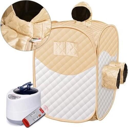 2019 New Style Portable Steam Sauna Lose Weight 2L 1000W Steam Life Cabin Portable Sauna Therapy Detox Shower Enclosure