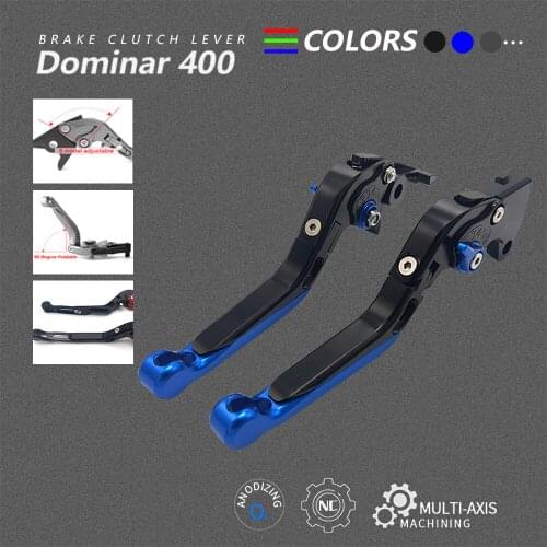 Dominar 400 Brake Clutch Lever For Bajaj 2017-2021 CNC Aluminum Alloy Adjustable Folding Extendable Motorcycle Accessories