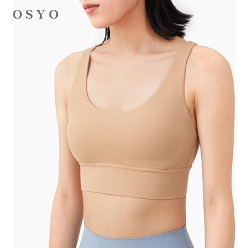 Yoga Sports Bra Professional Sports Material Shockproof Running Underwear Corss Back Gym Sport Vest Fitness Tanks Top Women