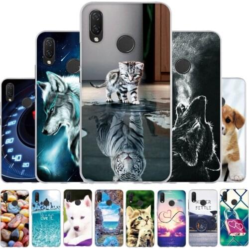 TPU Silicone Case For Huawei P Smart+ Coque Colorful Paint For Huawei P Smart Plus Phone Shell For Huawei Nova 3i Case Coque