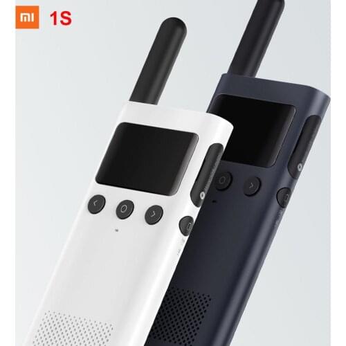 Original Xiaomi Mijia Smart Walkie Talkie 1S With FM Radio Speaker Smart Phone APP Control Location Share Fast Team Talk Outdoor