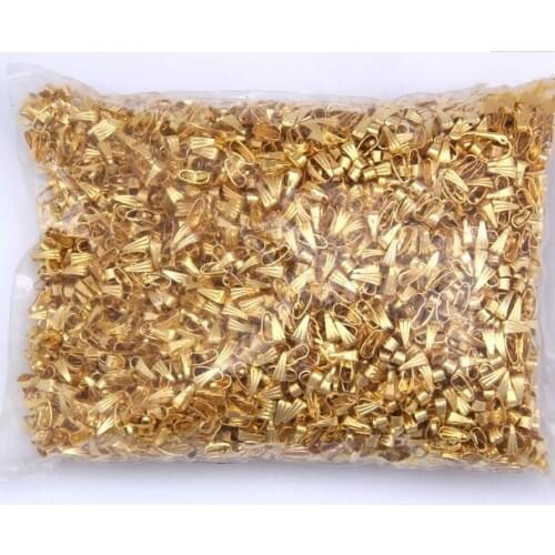 200pcs 7/8/10mm Pendant Clips Pendant Clasps Pinch Clip Bail Pendant Connectors For Jewelry Making Accessories