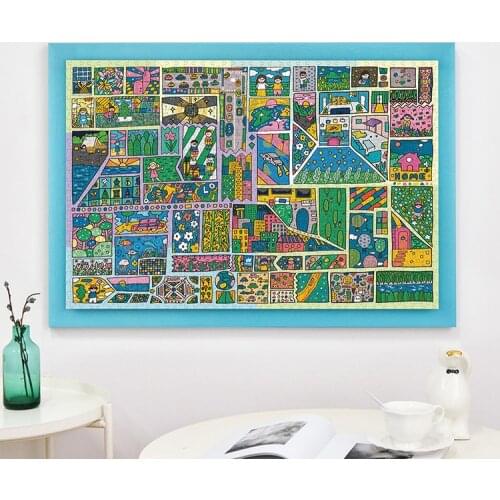 Cartoon Puzzles 1000 Pieces Adults Relieve Stress Educational Jigsaw Puzzle Educational Toys Kids Toys Birthday Gift BC50PT