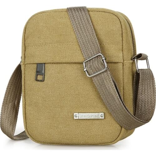 2020 Mens Fashion Canvas Small Bag Casual Men Mini Handbags Male Cross body Shoulder Messenger Bags For Men Purses and Handbags