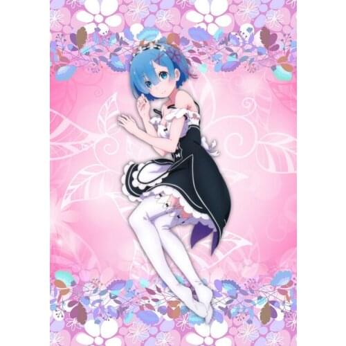 Anime 3D Bedding Bed Sheet Bedsheet Quilt 150*200cm Animation Blanket Rem Re Zero kara Hajimeru