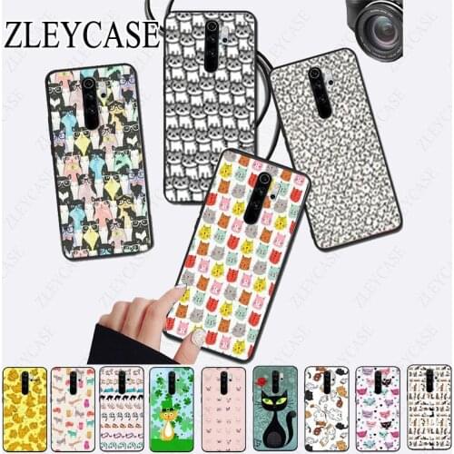 A Pile Of Cats black Cell Phone Case for redmi note8pro note7 note5 note6pro 7 7A 8 8A Note8T Note9 note9s note9pro max case