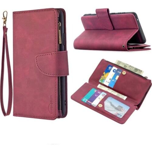 9 Card Slots Case for A72 A52 A42 A32 5G A12 Detachable Flip Leather Case For Samsung A72 A52 A42 A32 5G A12 Zipper Wallet Cover