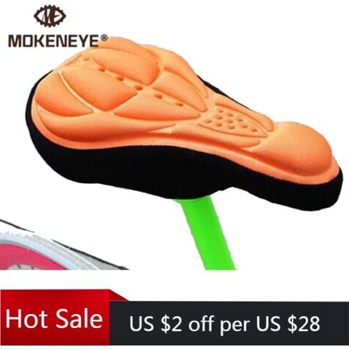 Breathable Comfortable Bicycle Cushion Mountain Road Bike Seat Cover Silicone 3D Pad Cycling Saddle Cycle Accessories Cojin