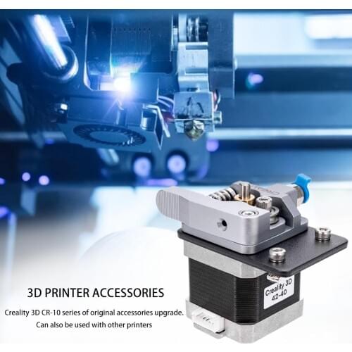Grey Metal Extrusion Mechanism Aluminum Alloy Block Bowden Extruder Upgraded 3D Printer Creality Accessories for CR-10