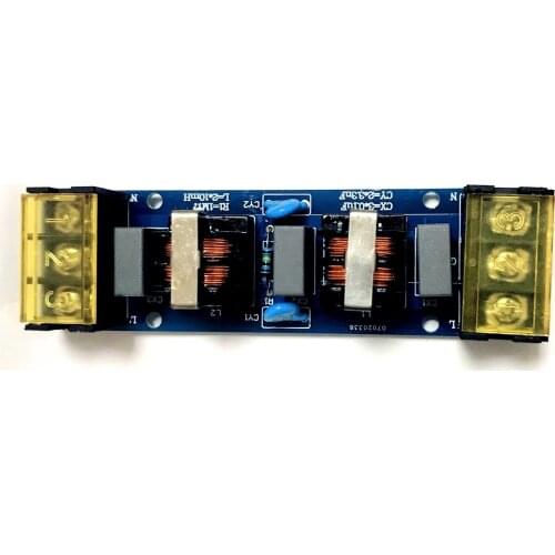 6A 25A EMI Filter Audio Power Supply Filter Power Purifier 50/60hz AC Thickened Copper Foil