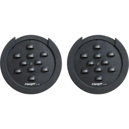 Flanger FS-08 2 Pcs Guitar Sound Cover Adjustable Acoustic Guitar Feedback Suppressor Sound Hole Cover 100mm ABS