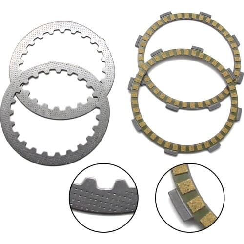 Steel Plate Disc Clutch Friction Plates For Yamaha FS1 3AV 1988-1989 OEM:598-16324-00/1V1-16324-00 598-16321-01 High Quality
