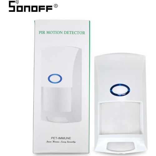 SONOFF PIR2 PIR Wireless Alarm Sensor Infrared Ray Motion Detector 433Mhz RF Wifi Remote For Bridge Smart Security System Alexa