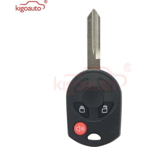 Kigoauto Remote key shell 3 button FO38 blade for Ford Fusion Escape Focus Edge 2007 2008 2009 2010 2011 2012 2013