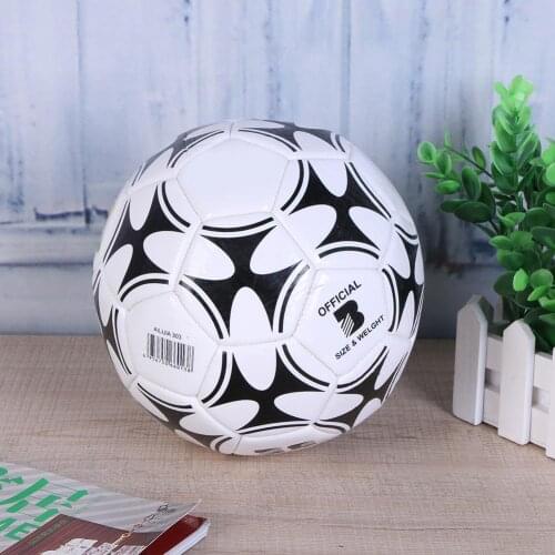 Classic Size 3 Black White Football Soccer Balls Goal Team Match Training Balls Student Team Training Children Match
