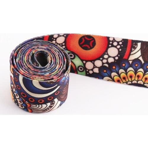 Webbing Bag strap 38mm striped Ribbon Belt Soft Purse Strap Nylon sewing for Lanyard Handbag Leash Pet collar