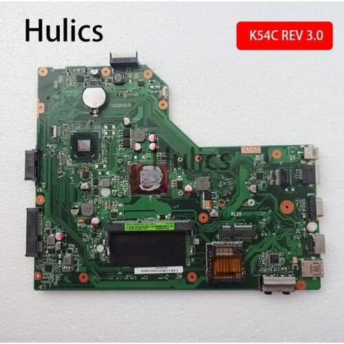Hulics Original For ASUS X54C K54C Laptop motherboard hm65 REV.3.0 SR04S I3-2310M