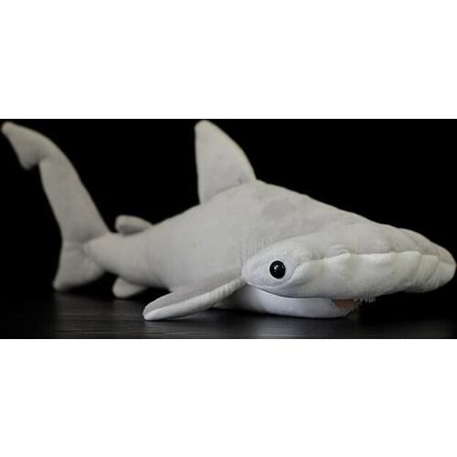 New Hammerhead Shark Simulation Soft Stuffed Ocean Animals Plush Toys Doll Children Birthday Gift 40cm