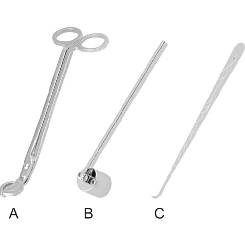 Candle Wick Scissors Stainless Steel Non-slip Aroma Candle Wick Trimmer Clipper Trimming Tool