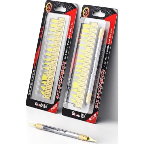 QIANLI 011 Multi-function Degumming Tin Removal Knife For IP Motherboard BGA Repair IC CPU Glue Remove Pry Chip Tools