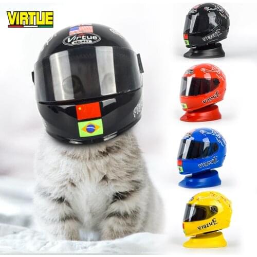 Petshy Puppy Cat Cute Hat Helmets Small Pet Cool Fashion Plastic Outdoor Caps for Motorcycles Photo Props Protect Pet Accessorie