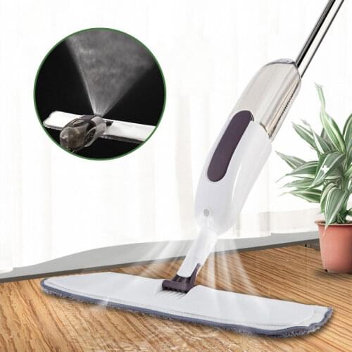 Water Spray Mop With Reusable Microfiber Pads 360 Degree Handle Mop for Home Kitchen Laminate Wood Ceramic Tiles Floor Cleaning