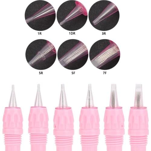 Eyebrow Permanent Lip Tattoo Microblading Needle for Charmant Tattoo Machine Needle Permanent Makeup Tool 1/3/5/7R