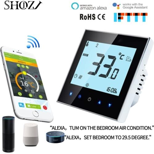 Thermostat WiFi Temperature Controller for Gas Boiler/Electric /Waterfloor Heating Water/support Google Home Alexa voice control