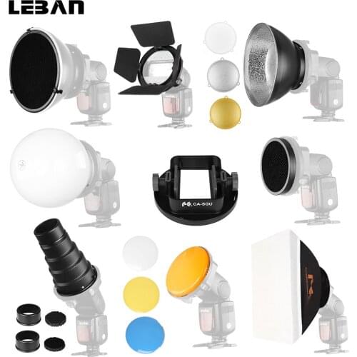 Falcon Eyes Flash Universal Mount Adapter Kit Accessory K9/K-9 CA-SGU Speedlite for Canon Nikon Sony Pentax