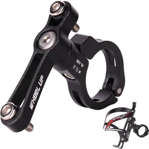 Bike Cycling Water Bottle Holder Cages Clamp Clip Aluminium Alloy Handlebar Stand For Mountain Bicycle Bike Accessories D0201