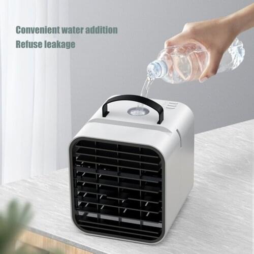 Refrigeration Fan Water-cooled Small Portable Silent Cooling Household Desk Air Conditioner Light Desktop Air Cooling Fan
