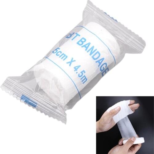 1 Roll Gauze Bandage Medical Grade Sterile First Aid Wound Dressing Stretched