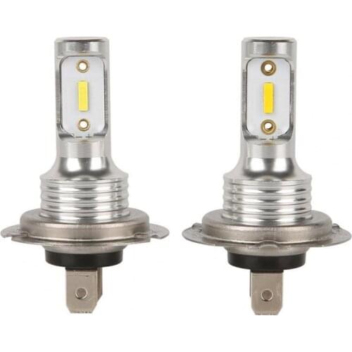 2Pcs H7 LED Headlights Yellow Light Waterproof 30W IP67 Aluminium Lamps for Vehicles противотуманные фары лампочки на авто