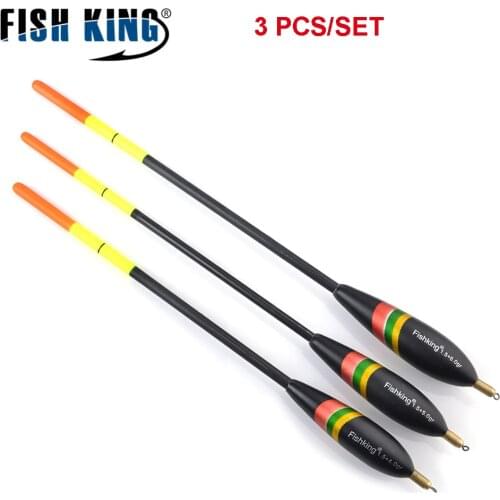 3 PCS/Set Barguzinsky Fir Bobber Fishing Float Mixed Size 20cm-23cm Copper Lead Ocean Rock Buoy Carp Ice Fishing Accessories
