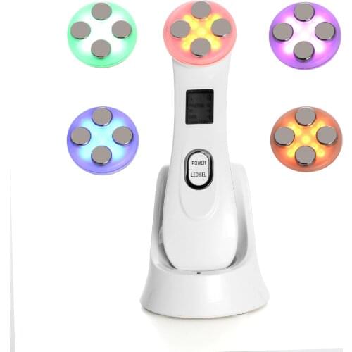 5in1 RF&EMS Radio Mesotherapy Electroporation Face Beauty Pen Radio Frequency LED Photon Face Skin Rejuvenation Remover Wrinkle