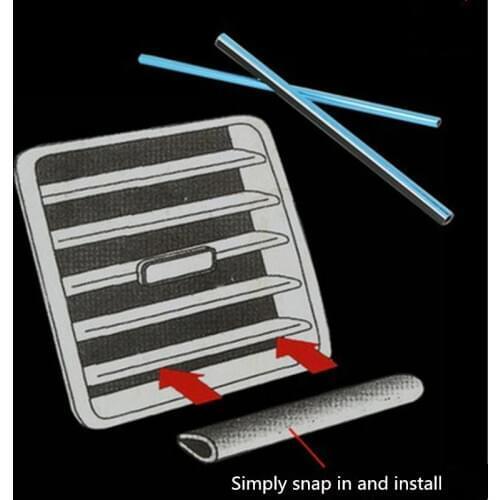 Car-styling 2018 New U Shaped DIY Air Vent Grille Decoration for INFINITI EX FX JX QX X25 EX35 FX G25 G35 G37 ESQ QX50 QX60 QX70