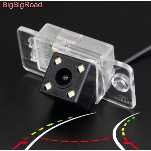 BigBigRoad Car Intelligent Dynamic Track Rear View Camera For Audi S3 S4 S5 S6 S8 RS3 RS5 RS6 2009 2010 2011 2012 2013 2014 2015