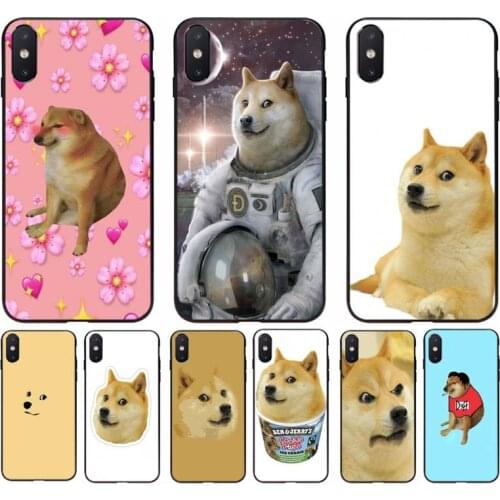 Yinuoda Doge Meme Kabosu Cute funny Phone Case For iPhone 11 8 7 6 6S Plus X XS MAX 5 5S SE 2020 XR 11 pro Cover