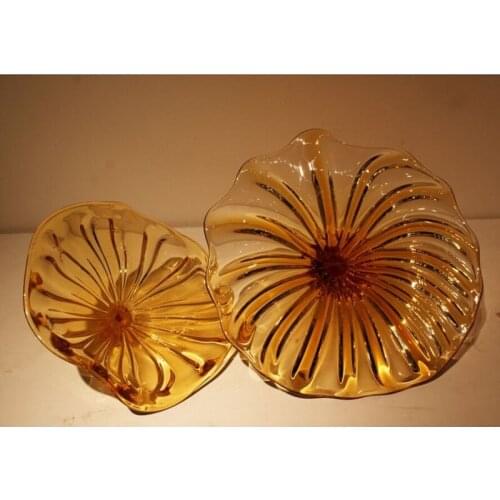 Hot sale! Factory price Hand blown glass wall art Modern Wall Light Crystal Wall Decoration