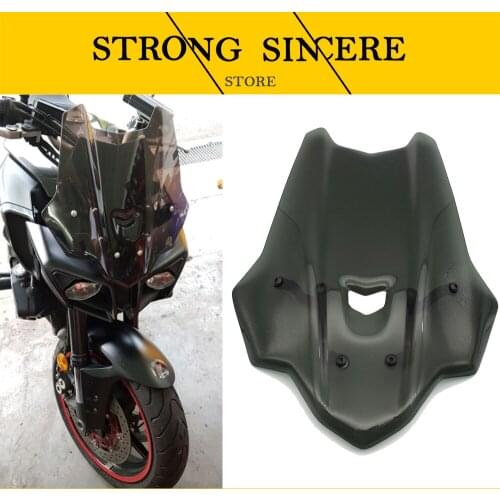 KYRUNNING waase For Yamaha MT10 MT-10 FZ-10 FZ10 2016 2017 2018 Windscreen Windshield Shield Screen
